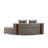Scandinavian Corner Sofa, Grey, 11.8 ft x 9.8 ft x 27.6 in | Beech Wood & Chipboard Frame, 100% Polyester Fabric, 7 Cushions Included | Soft Foam & Feather Filling, Stylish & Comfortable for Modern Living Rooms-1499491229