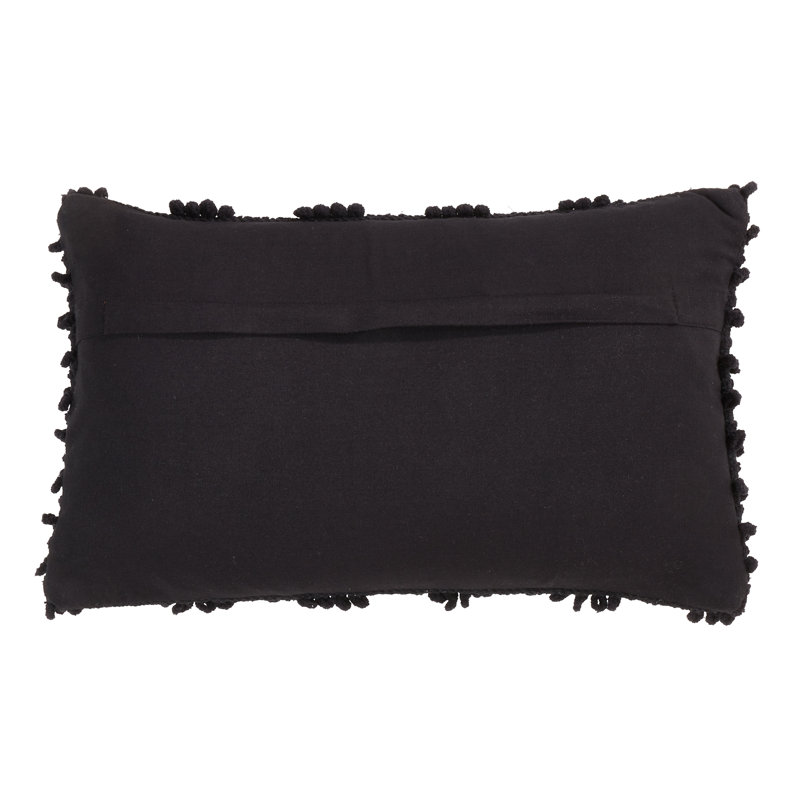 Coussin Theo, Noir