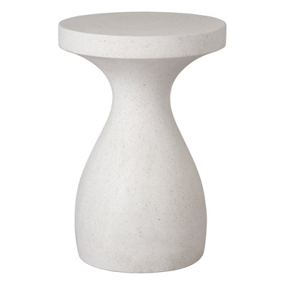 Caemen Teardrop 22"H Handcrafted Terrazzo Garden Stool