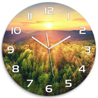 Jhaden Glass Wall Clock