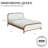 Lorrell Boucle Upholstered Bed Frame-101121740