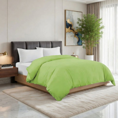 Housse de couette de luxe en bambou, mélange de bambou ultra-doux et rafraîchissant, lavable à la machine