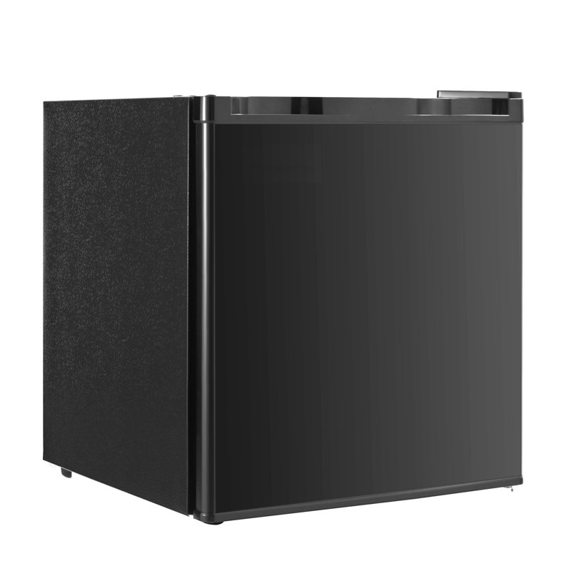 Mini Fridge 1.6 Cu.Ft Single Door Compact Small Refrigerator Dorm Black