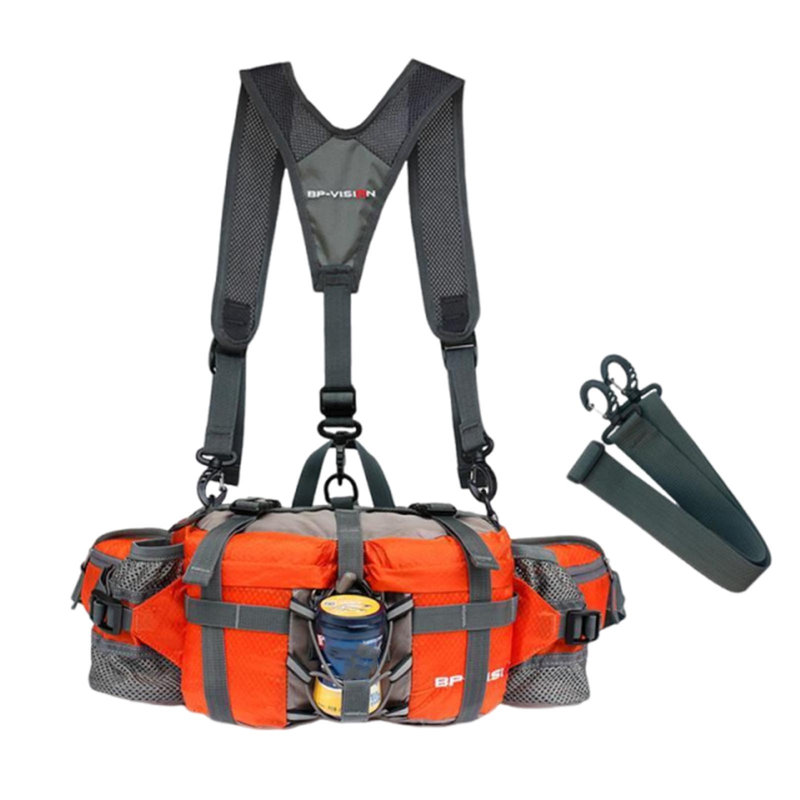 Sac de taille pour l'extérieur avec sac à bandoulière ultraléger pour bouteille d'eau, OU