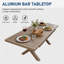Aluminum Garden Furniture Set Natural-491490337