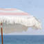 Parasol de terrasse bohémien à franges, 6,5 pi, noir noble (base non incluse)-2077714144