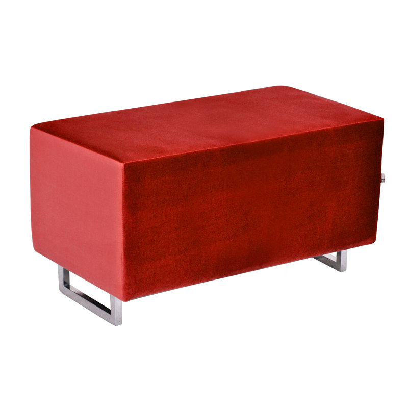 Pepi Upholstered Bench, Red