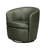 100% Italian Leather Swivel Club Chair-773406666