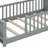 Newton Twin Size Floor Platform Bed With Built-In Book Storage Rack-444888727