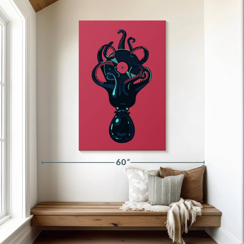 Brampt Hiphop Octopus, 48" H x 32" W