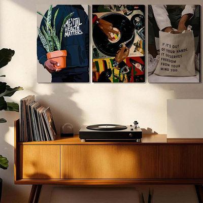 3 Piece Wrapped Canvas Print