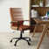 Wayfair Basics Ergonomic Upholstered High-Back Swivel Office Chair