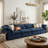 Mielke Cloud-Inspired 176" 4 Piece Oversized Deep Lounge Slipcovered Modular Sofa | Performance Fabric Washable Water-Resistant Stain-Proof | Deep-Seating Down-Filled Couch | Plush Cushions, Modern Design-55189354
