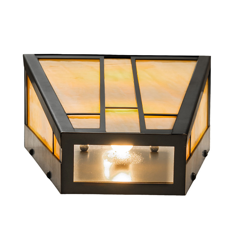 2 - Light LED Flush Mounted Sconce