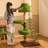 3 Tiers Cat Tree with Condons,Perch,Scratching Posts