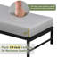 Canapé d'extérieur en forme de L 3 places avec structure et coussins en fer-698059286