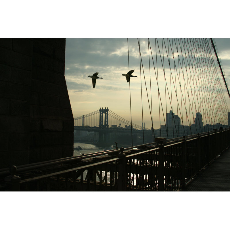 Geese Flying by CribbVisuals - Wrapped Canvas Print, 51cm H x 76cm W