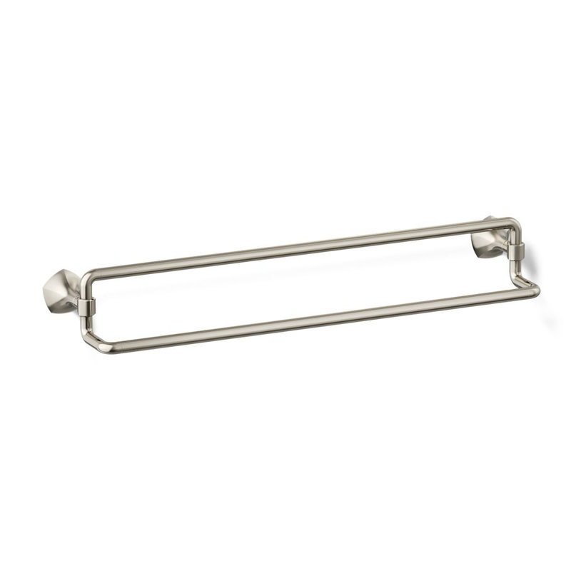 Occasion 24 In. Double Towel Bar, Polished Nickel