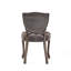 Chaise de salle à manger élégante à dossier capitonné-102173885
