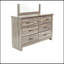 DRESSER en chêne gris
