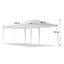 Jovie 3m x 6m Metal Pop-Up Gazebo