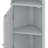 Tall Corner Bathroom Cabinet With Adjustable Shelves & Two Doors-193886255