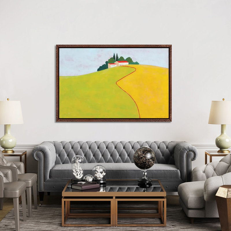 Negbah 1 Piece Wall Art on Canvas, 152.5 cm H x 101.5 cm W, Classic Brown Wood Framed