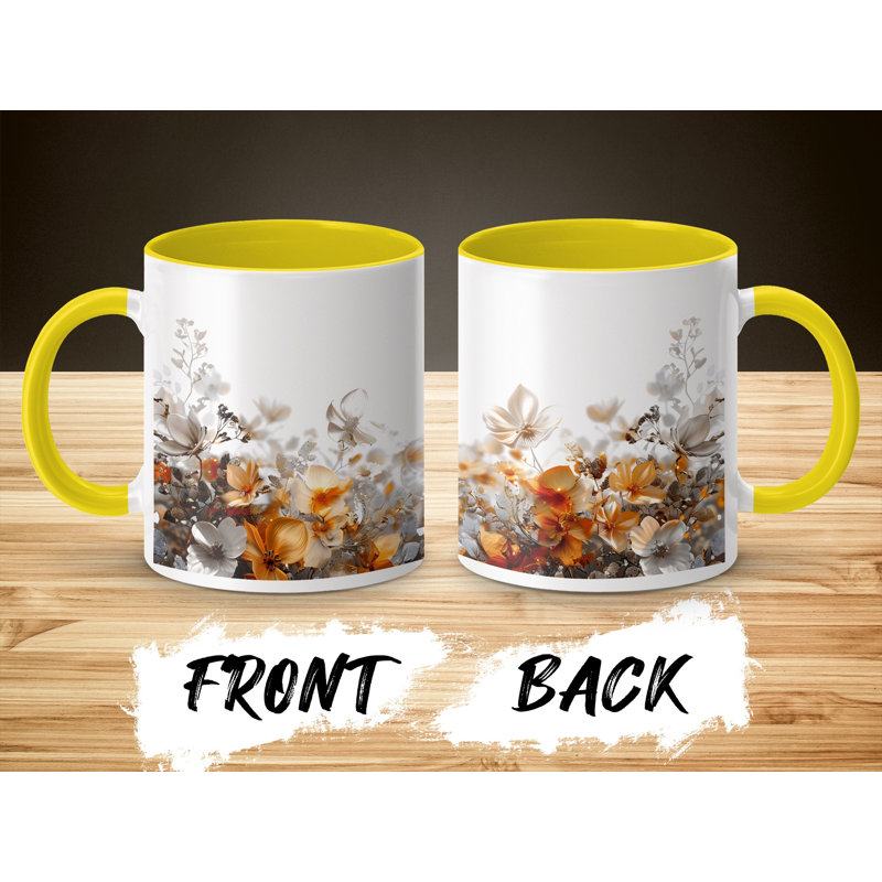 Ceramic Coffee Mug, Yellow