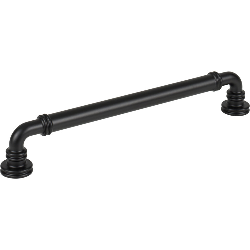 Cranford Bar Pull, Flat Black, 7 9/16" Center to Center
