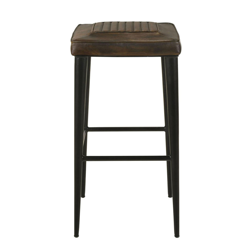 Tabourets rembourrés Pedrotti, H 30,5 po x l 17 po x P 17 po