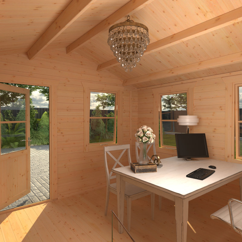 12x12w Caspian | 28mm Log Cabin