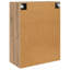  Wall-Mounted Cabinet 2 Pcs Black Oak 69.5 X 34 X 90 Cm-2064822492