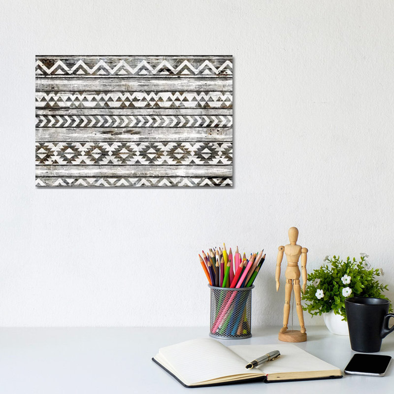 Navajo Pattern by Diego Tirigall - Gallery-Wrapped Canvas Giclée on Canvas, Wrapped Canvas, 20.32 cm H x 30.48 cm W