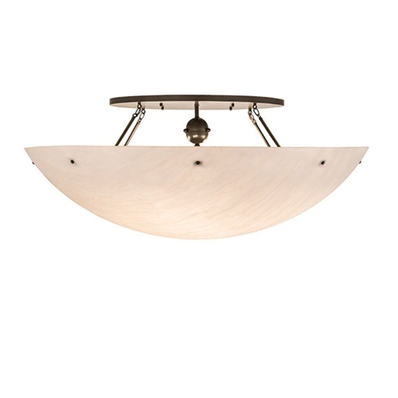 Diantha Glass Semi Flush Mount