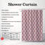 Rideau de douche Elegant Blossom - Premium-997214033