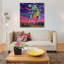 « festasaurus rex », peinture sur toile tendue-20889891