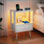 Ensemble de 2 tables de chevet modernes avec station de charge Lumière DEL-123403190