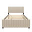 Lit plateforme double avec lit gigogne-1796516208