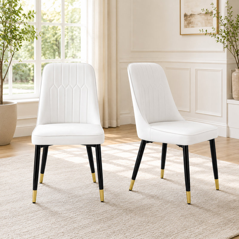 Chaise d'appoint Anareli, Blanc