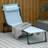 Folding Chaise Lounge Pool Chair, Patio Sun Chair, Outdoor Lounge Chair W/ 4-Position Reclining Back, Pillow, Breathable Mesh & Bungee Seat For Beach, Yard, Patio-1882700571-1882700567