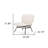  Cream Chenille Slipper Chair