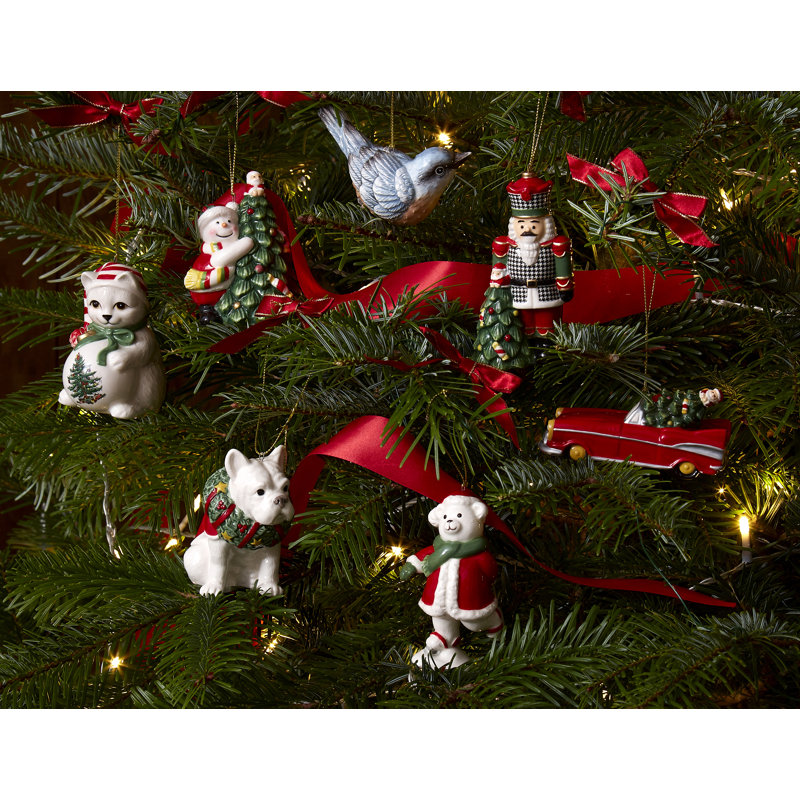 Christmas Tree PLAYFUL KITTEN ORNAMENT