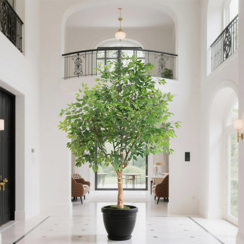 Grand ficus artificiel en pot 94 po