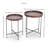 Addisyn Solid Wood Tray Top Nesting Tables