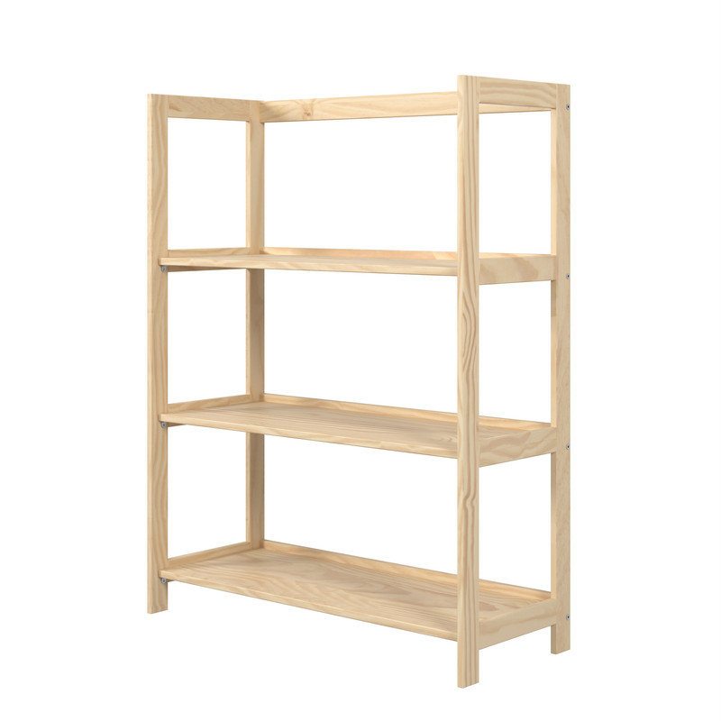 Tablette en bois massif Jela, H 39,8 po x l 30,4 po x P 12,4 po
