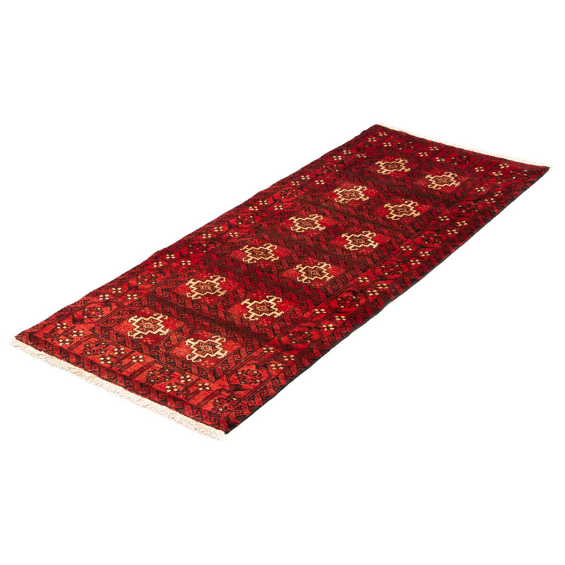 Tapis rouge Royal Baluch 2 pi 8 po x 6 pi 11 po
