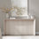Console rectangulaire cannelée large de 56 po Piedmont