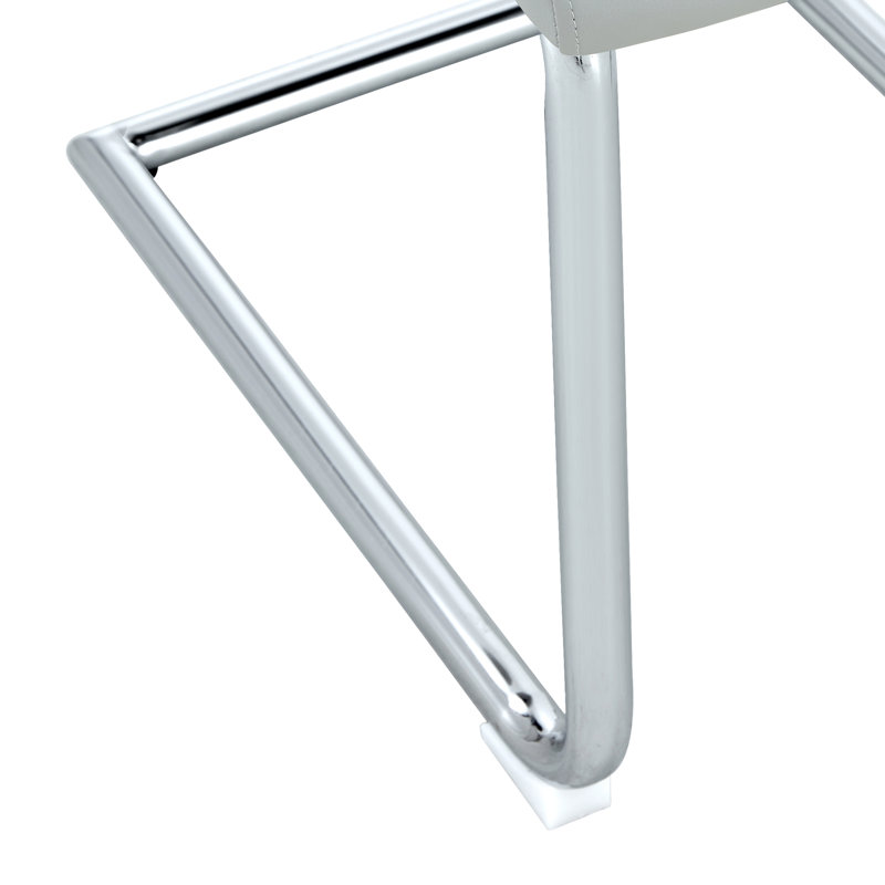 Ensemble repas 5 pièces Kimara, Gris clair, Ensemble de cinq pièces : table, quatre chaises