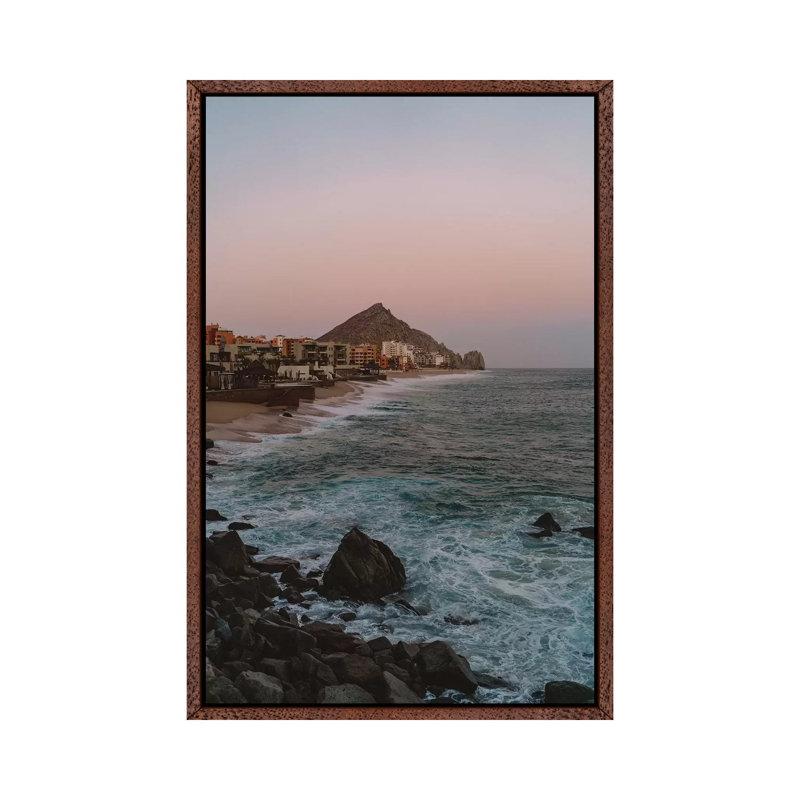 Cabo Sunset by Bethany Young - Print on Canvas, Classic Brown Wood Framed, 101.6cm H x 66.04cm W x 3.81cm D