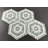 Honeycomb 1" Hexagon Marble Wall And Floor Tile-108856160
